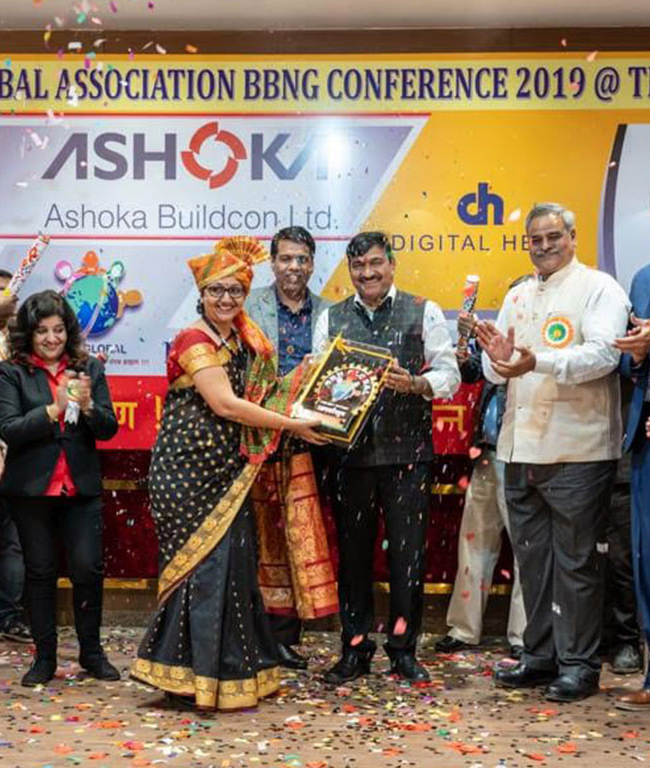 "Udyam Kaustubh" award for emerging Women Entrepreneur by BBN Global